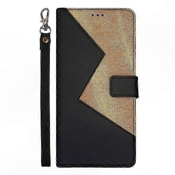 PU-läderfodral med kortfack för Fairphone 5 Black