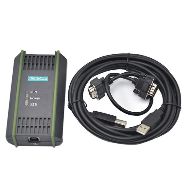 USB-programmeringskabel for S7-200/300/400 PLS RS485 Profibus MPI-kommunikasjon Erstatt 6ES7972-0CB20-0XA0 black