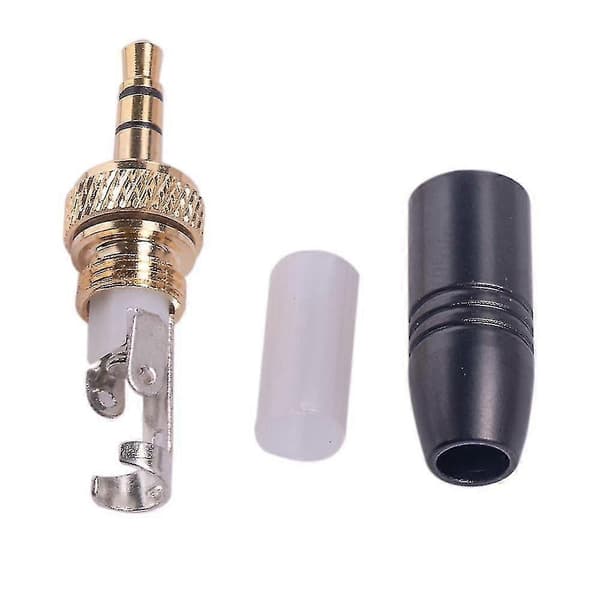 5 stk. Lavalier-reversmikrofon 3,5 mm lydplugg med M6 innvendig gjengekabel for-