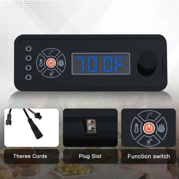 Ikke-WiFi Digital Grill Termometer Controller Udskiftningspanel til Masterbuilt Gravity Series 560