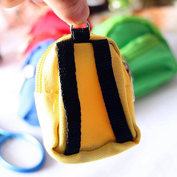 Miniatyyri nukkereppu nukkelaukku 5 kpl söpö vetoketjullinen reppu nukketarvikkeita 15-30 cm nukkeille, Scho-hao