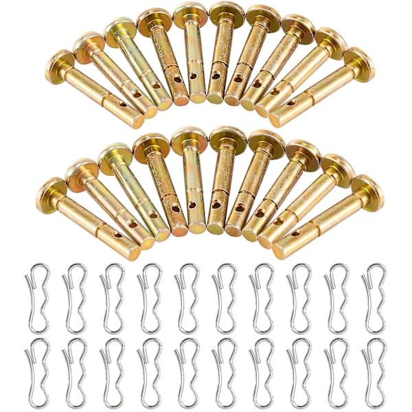 20 Set Skärbultar & Splint Stift För Snöslunga - Ersättnings Skärbult 738-04124 Och 714-04040