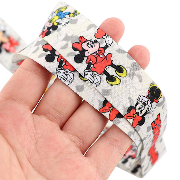 Disney Mickey Minnie Mouse Søde Tegneserie Lanyard Arbejde Skole ID-kortholder Halsrem Børn Gave C