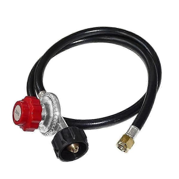 Justerbar 0-30 PSI højtryksregulator til propan med 1,2 meter slange