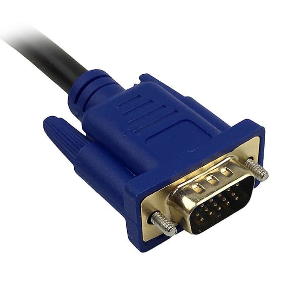 1,8/3/5/10m 1080p Hdmi till Vga 15pin hane-kabeladapterkabel för HDTV Hd Lcd 1.8m