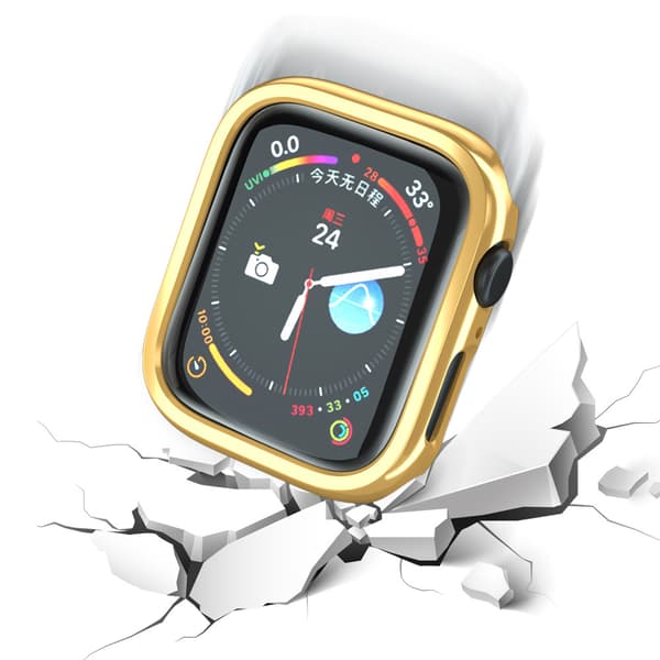 2-pack Compatible with Apple Watch Case 45mm [NO Screen Protector] Series 7 Hard PC Bumper Case Protective Cover Frame