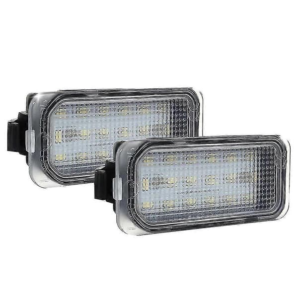2 stk. bil LED nummerpladelys til Ford Focus Mk II Fiesta