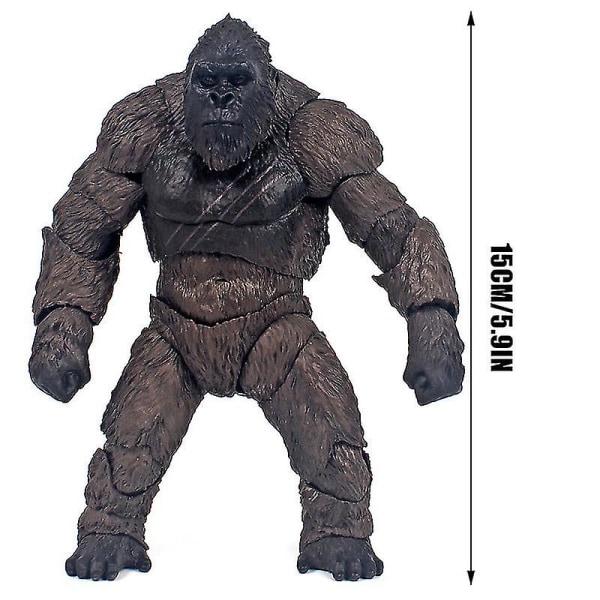 2021 King Kong vs Godzilla Gorilla Monster Model PVC Animal Figuurit Lelu Syntymäpäivä