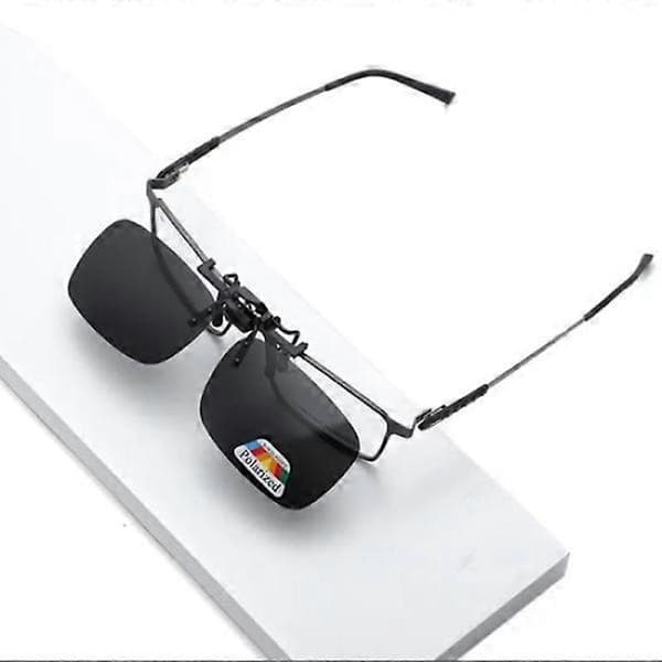 Clip-on flip-up solbriller (2-pakning)