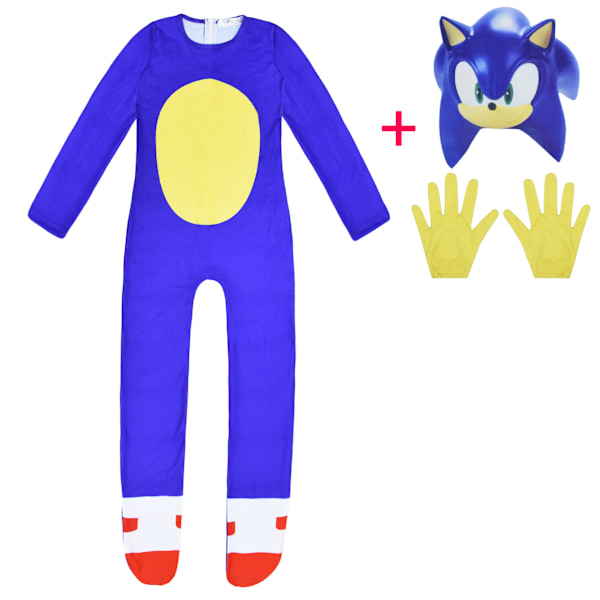 Sonic the Hedgehog Julhelg Karaktär Cosplay Kostym Heldräkt style4 150