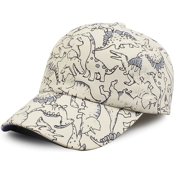 Klassisk Baby Baseball Cap Dinosaur Pojkar Flickor Solhatt Bomull Vår Sommar Barn Visir Hattar