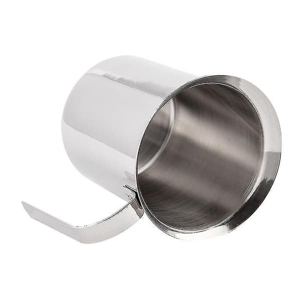Rustfrit manuel mælkeskummer kaffemaskine, 1 pakke