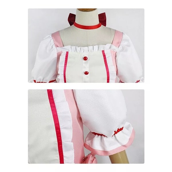 Akemi Homura Magisk Pige Lolita Anime Cosplay Kostume Kagome circle G