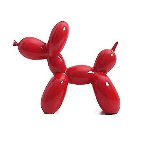 2024 Kreativ harpiksballonghundskulptur Søt dyrestatue Moderne håndverk Ornamenter Gaver Kontordesign