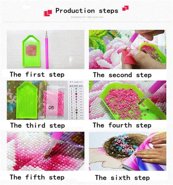 Diamantmaleri DIY 5D Specialformet Strass, Blomst af M