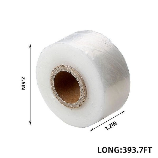 Parafilm Ympning Nursery biologiskt nedbrytbar tejp 3 Cm X 120m