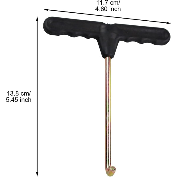 Trampoliinijousityökalun vetokoukku metalli telttatappi Trampoliinitappien vedin Trampoliinin tarvikkeet