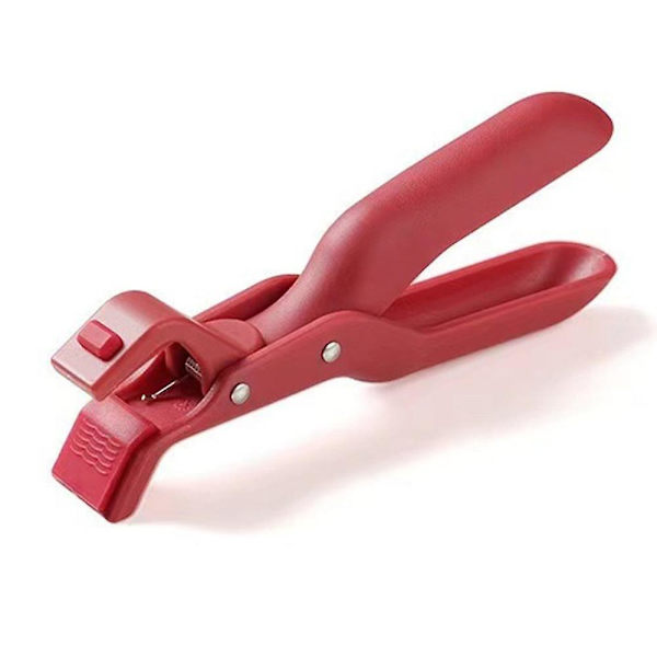 1/2 stk. Multifunktionel Anti-Skoldningsskålholder Klemme til Køkken, Silikone Skridsikker Klemme Værktøj Red 1PC