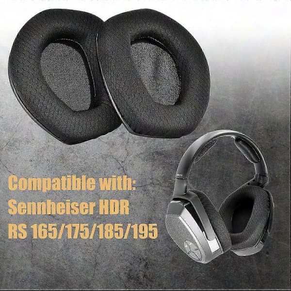 Sennheiser HDR RS 165/175/185/195 Øreputer - Erstatningsøreputer for hodetelefoner Black