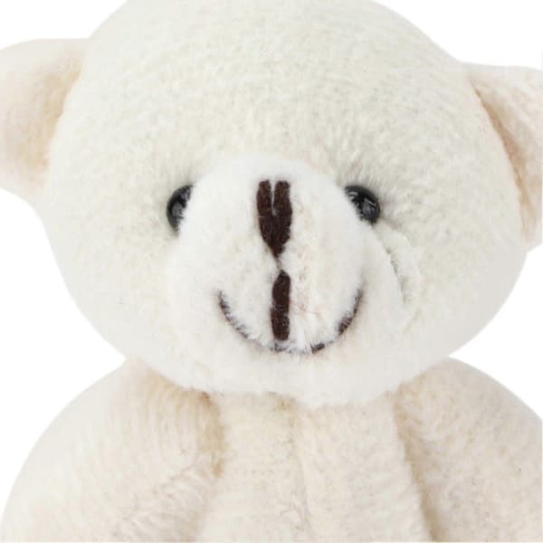 12 stk. Mini Udstoppede Bjørne Komfortable Bløde Søde Mini Teddy Plyslegetøj til Bryllupsfødselsdagsdekorationer