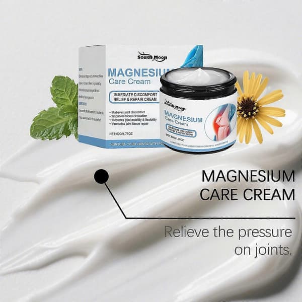 South Moon Ledvård Magnesiumkräm Mild Formula Närande Ledknä Extern Applicering Massagekräm