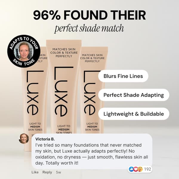 Luxury Research Color Changing Foundation Matches Skin Tone and Texture Perfectly 30ml Medium MEDIUM