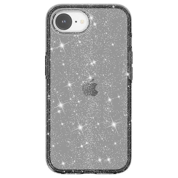 Deksel til iPhone SE (2025) Kompatibelt med MagSafe Støtsikkert TPU+PC Glitter Bakdeksel Black