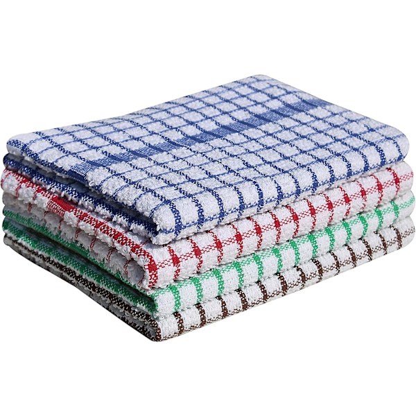 10-pack frottéhanddukar (28 x 40 cm) – supermjuk ringspunnad kammad bomull