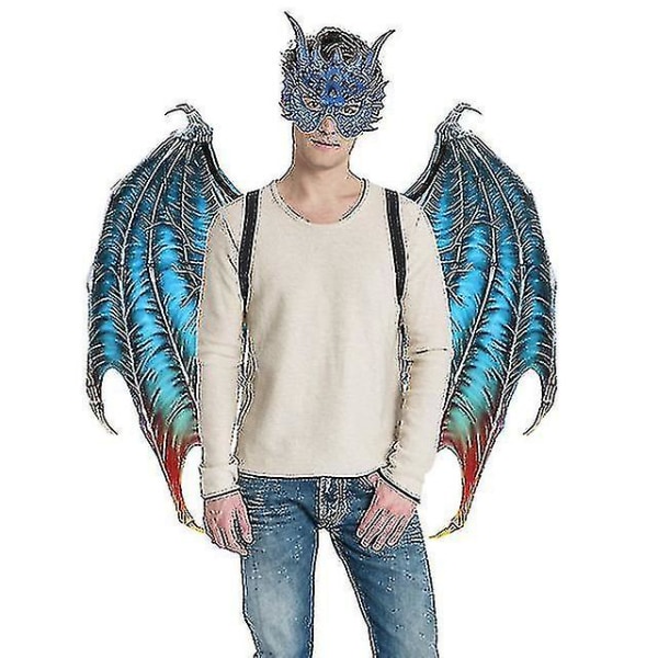 Kids Dragon Wings Kostym Dinosaur Tail Mask Set - Perfekt för Halloween eller klä upp! GROUP1