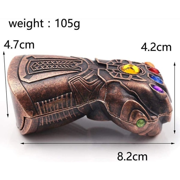 Thanos Gauntlet Glove olutpullon avaaja, olutviinipullon cap poistotyökalu Marvel Studios Infinity War Infinity Gauntlet baariin, juhliin, oluen ystäville,