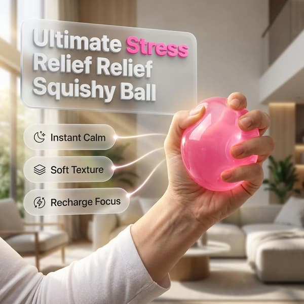 Kokosolje Squishy - 2026 Ny Kokosolje Stressball Blue