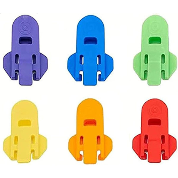 Lock för läskburkar, flerfärgade (6-pack), återanvändbara lock för läskburkar, för att hygieniskt dricka ur dryckesburkar
