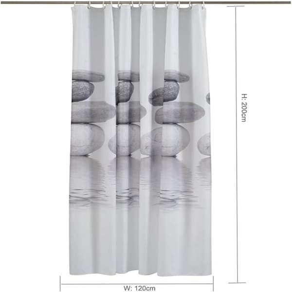 120CMx200CM - Duschdraperi, Tygduschdraperi, Duschdraperi