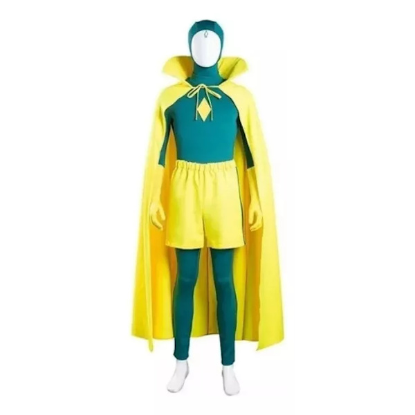 Uusi WandaVision Halloween Cosplay Fantasia Amarillo M
