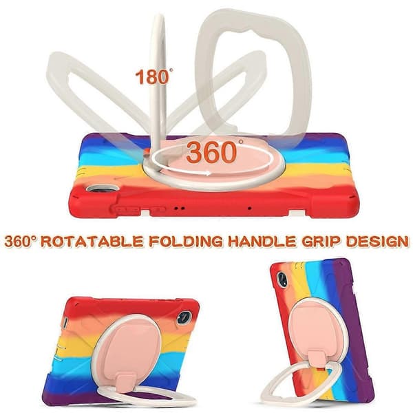 Silikone + PC Cover til Lenovo Tab K10 / M10 Plus Colorful Red