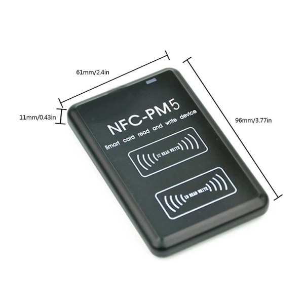 Til Smart Card Nfc Reader Writer Kopimaskine Usb C Interface For Ic Id Card Stand-alone