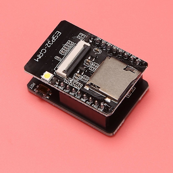 Wifi Bluetooth kort Esp32-cam-mb Micro-usb till seriell port Ch340g med Ov2640 kameramodulläge ,w Black