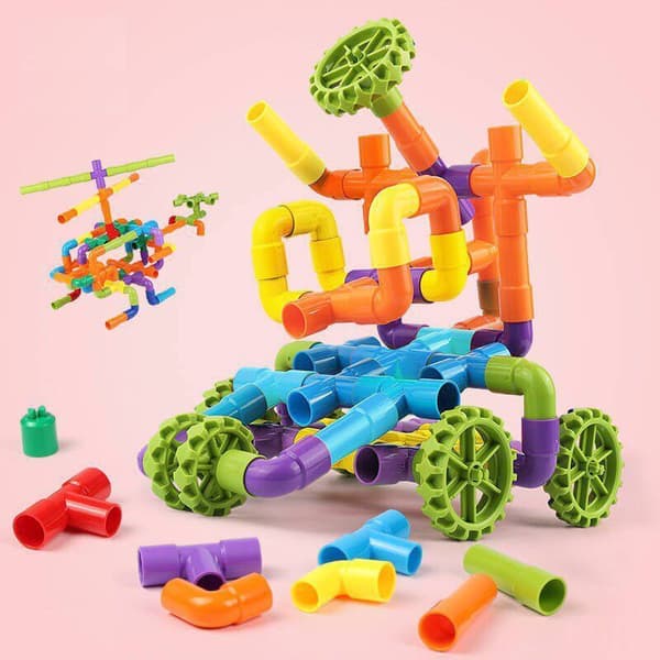 Building Blocks Water Pipe Assembly Blocks - 238 pcs