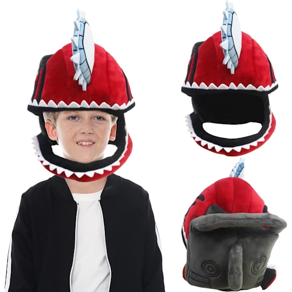 Anime Plysch Huvudmask Hatt, Cosplay Huvudbonad Keps för Halloween Maskeradfest, Vuxna Barn Presenter