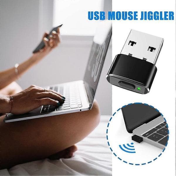 USB Musejiggler - Musebeveger Forhindrer Skjermsparer, Hvilemodus og Standby small 2pcs
