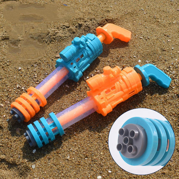 2 stk. Super Soaker - Vandpistol med lang rækkevidde til poolparty - Store vandpistoler til børn og voksne - Fra 3 år og opefter!