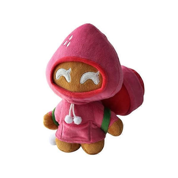 Cookie Run Kingdom Plyschleksak Shadow Milk Cookie Plyschdocka Barnpresenter E 25cm