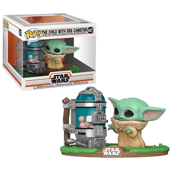 POP-figur Star Wars The Mandalorian Barn med kapsel