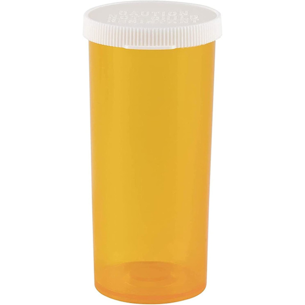 Plast medicin pilleflasker (20 stk.)