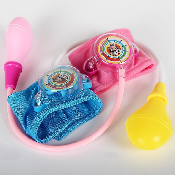 Realistisk Sphygmomanometer medicinsk legetøjslegesæt til førskolebørn foregive spil