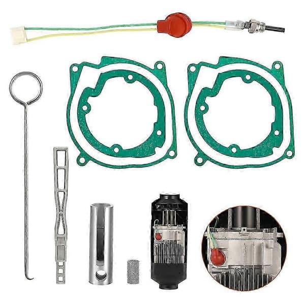 12V/24V 5KW/8KW Dieselvarmer Gløderør Reparationssæt, med Filter & Pakninger til Bilparkering Keramisk Varmer Edition 0428