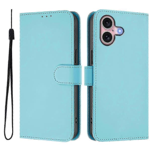 Premium läderfodral med \"skin feel\" för iPhone 16 - Bästsäljarval