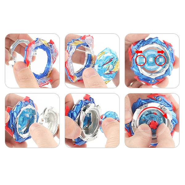 Beyblade Launcher Set Spinning Tops Leker For Barn