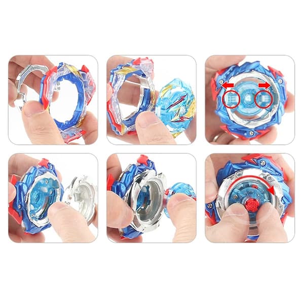 Beyblade Launcher Sett Spinnende Topper Leker For Barn