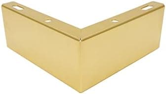 15x6cm Metalliske Sofaben L-formede Møbelfødder Guld Sofaben Bord Skab Kommode Sofaben Møbelfødder Udskiftning